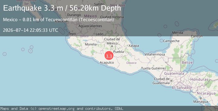 Map of GUERRERO, MEXICO