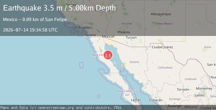 Map of GULF OF CALIFORNIA