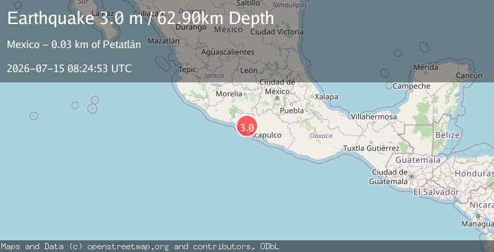 Map of GUERRERO, MEXICO