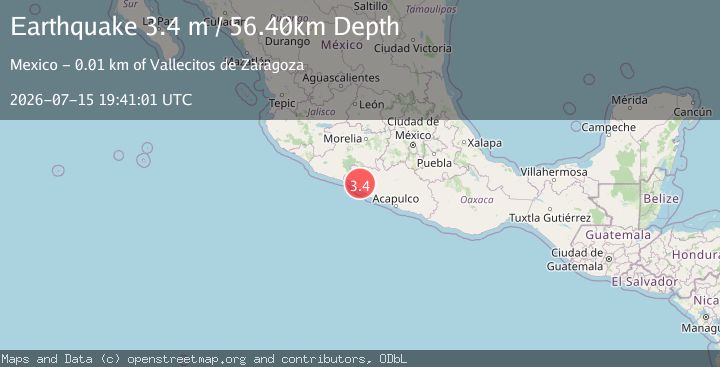 Map of GUERRERO, MEXICO