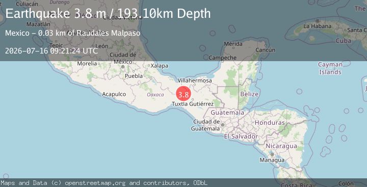Map of VERACRUZ, MEXICO