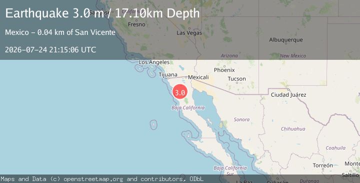 Map of BAJA CALIFORNIA, MEXICO