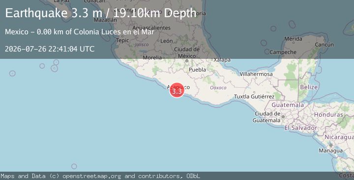 Map of GUERRERO, MEXICO