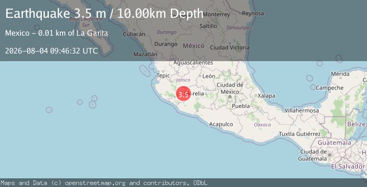 Map of JALISCO, MEXICO