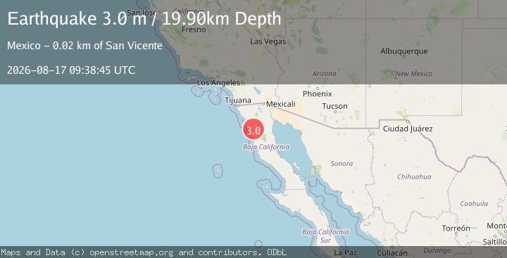 Map of BAJA CALIFORNIA, MEXICO