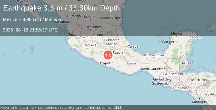 Map of GUERRERO, MEXICO