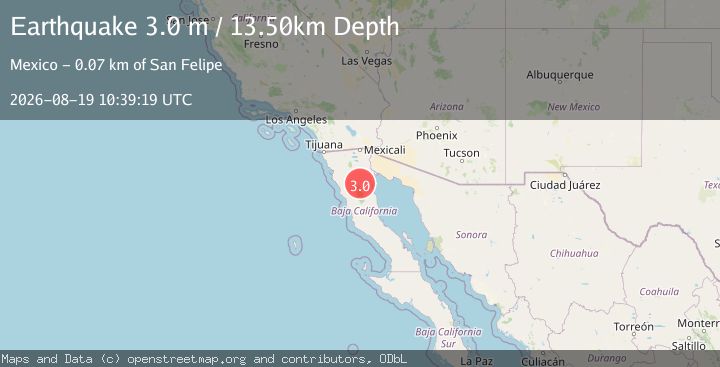 Map of BAJA CALIFORNIA, MEXICO