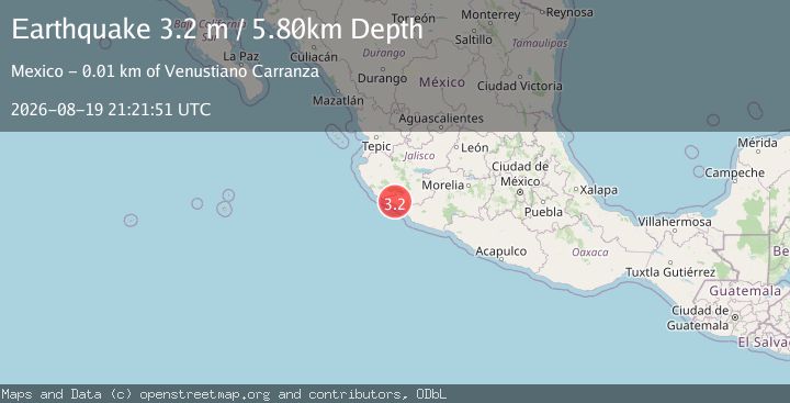 Map of COLIMA, MEXICO