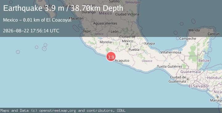 Map of GUERRERO, MEXICO