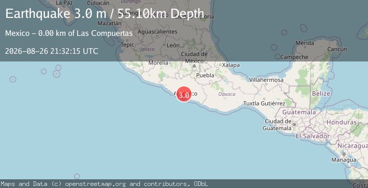 Map of GUERRERO, MEXICO