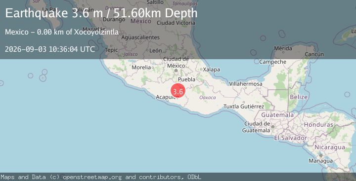 Map of GUERRERO, MEXICO