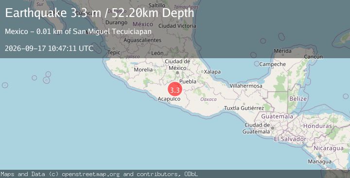 Map of GUERRERO, MEXICO