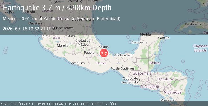 Map of VERACRUZ, MEXICO