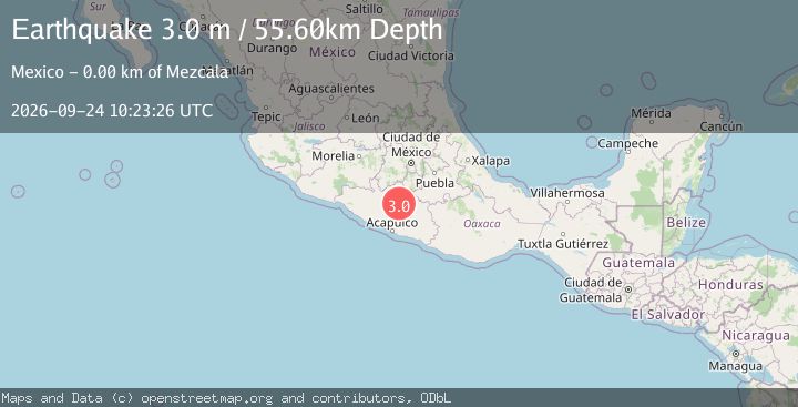 Map of GUERRERO, MEXICO