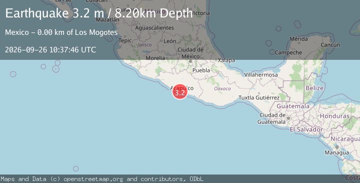 Map of GUERRERO, MEXICO