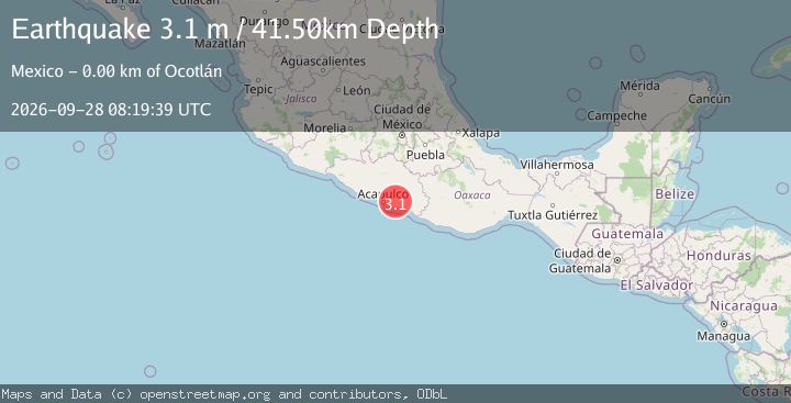 Map of GUERRERO, MEXICO