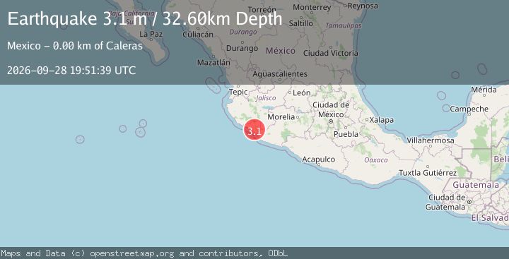 Map of COLIMA, MEXICO
