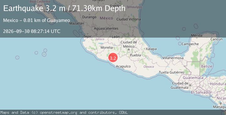 Map of GUERRERO, MEXICO
