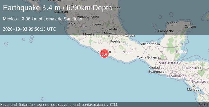 Map of GUERRERO, MEXICO