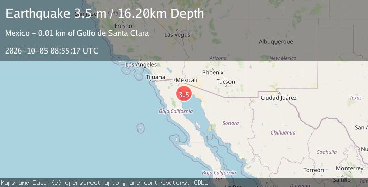 Map of GULF OF CALIFORNIA