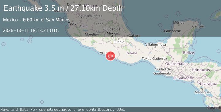 Map of GUERRERO, MEXICO