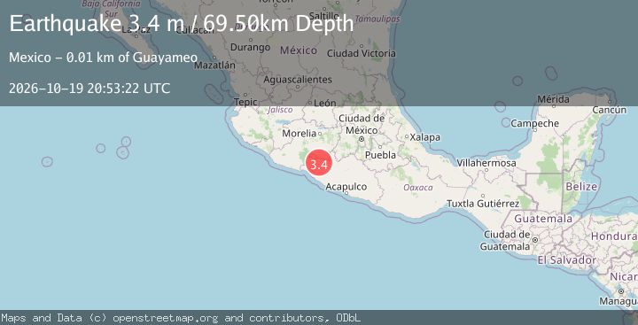Map of GUERRERO, MEXICO
