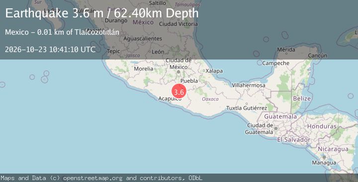 Map of GUERRERO, MEXICO