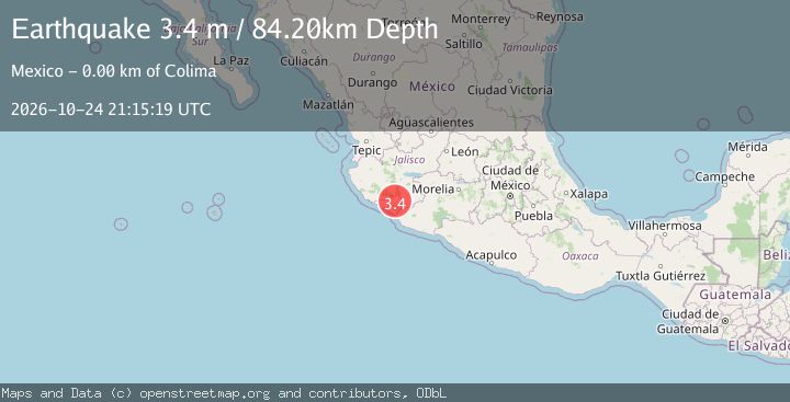 Map of COLIMA, MEXICO