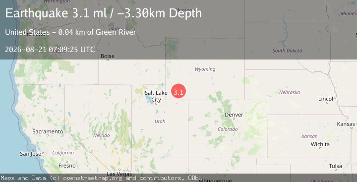 Map of WYOMING