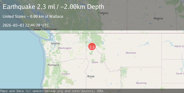 Map of NORTHERN IDAHO