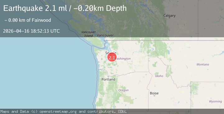 Map of SEATTLE-TACOMA AREA, WASHINGTON