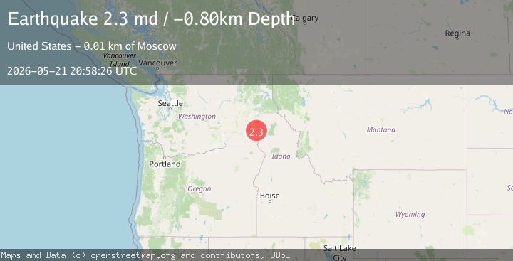 Map of NORTHERN IDAHO