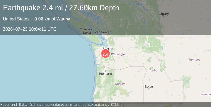 Map of SEATTLE-TACOMA AREA, WASHINGTON