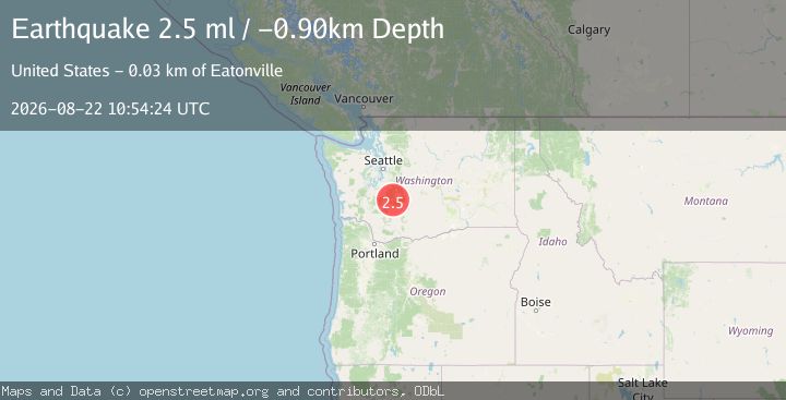 Map of WASHINGTON
