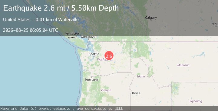 Map of WASHINGTON