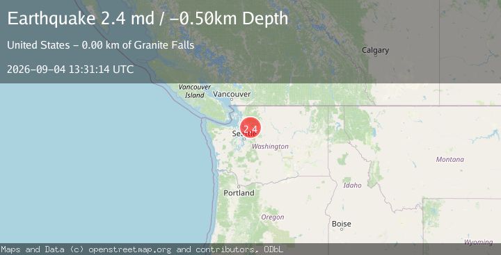 Map of WASHINGTON