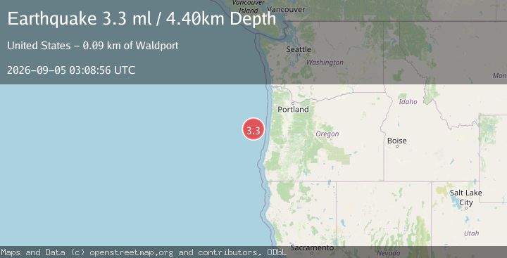 Map of OFFSHORE OREGON