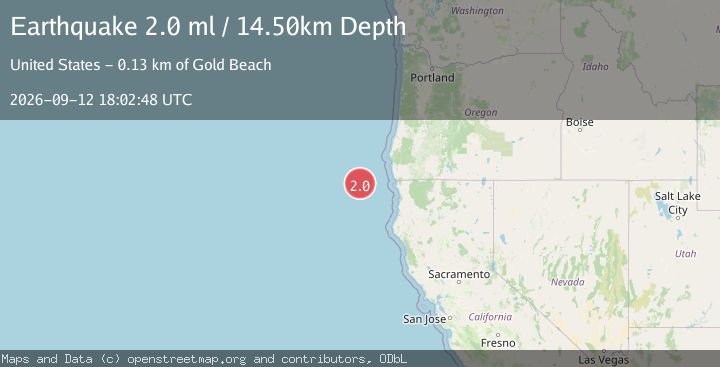 Map of OFF COAST OF NORTHERN CALIFORNIA