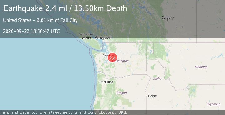 Map of WASHINGTON