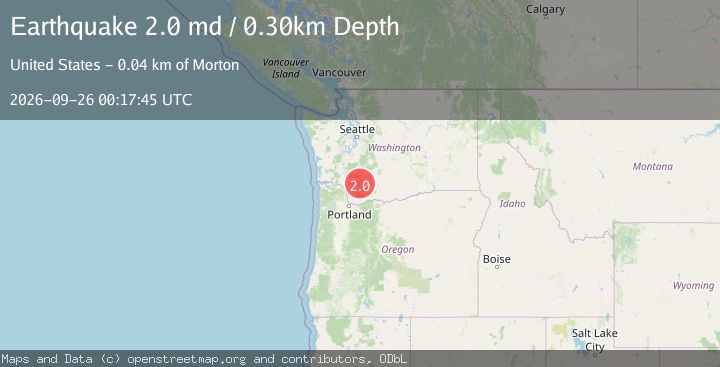 Map of MT. ST. HELENS AREA, WASHINGTON