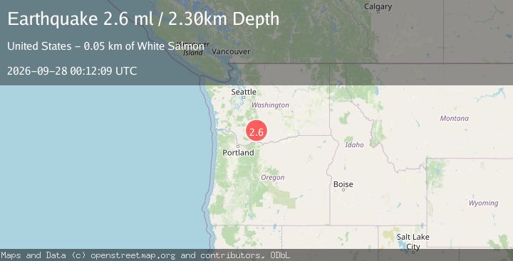 Map of MOUNT ADAMS AREA, WASHINGTON