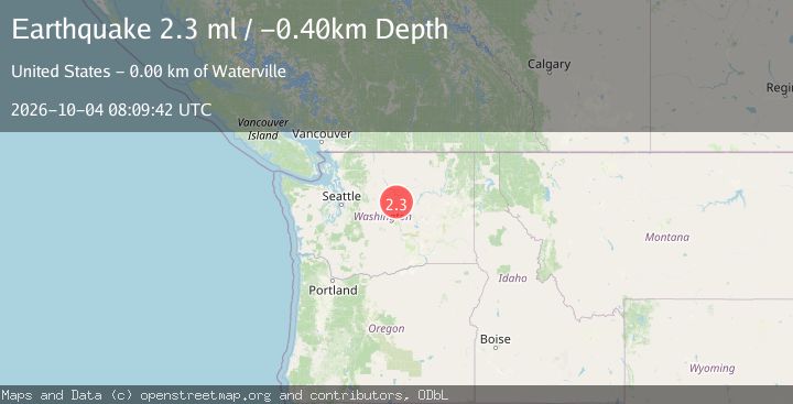 Map of WASHINGTON