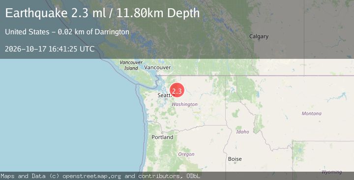 Map of WASHINGTON
