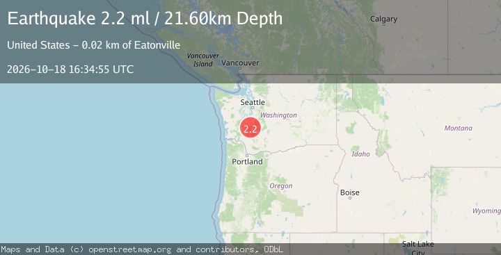 Map of WASHINGTON