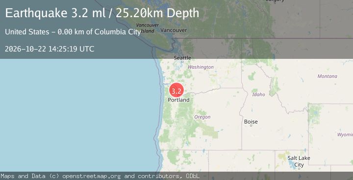 Map of OREGON