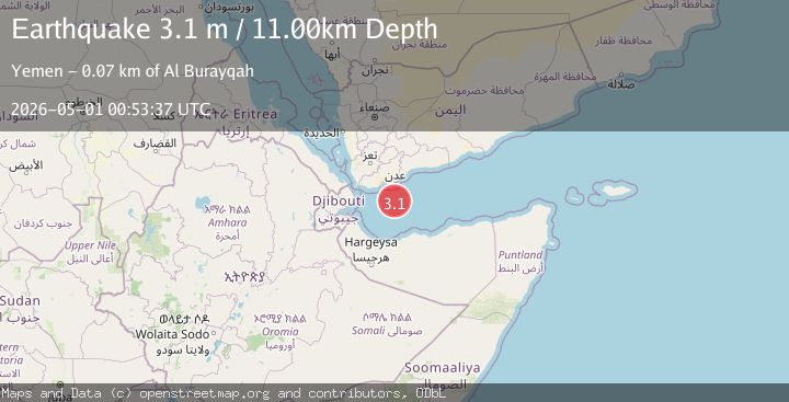 Map of NEAR THE COAST OF YEMEN