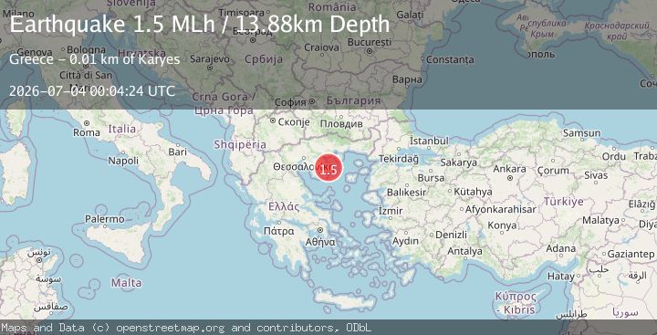 Map of Aegean Sea