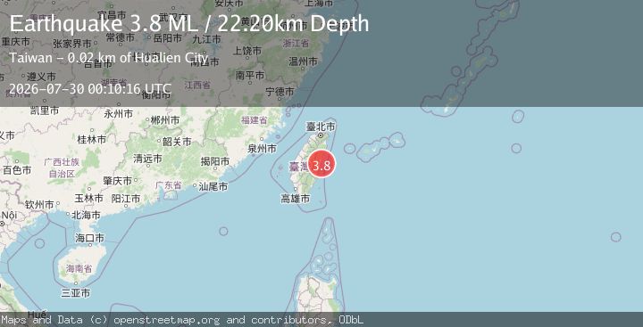 Map of Taiwan