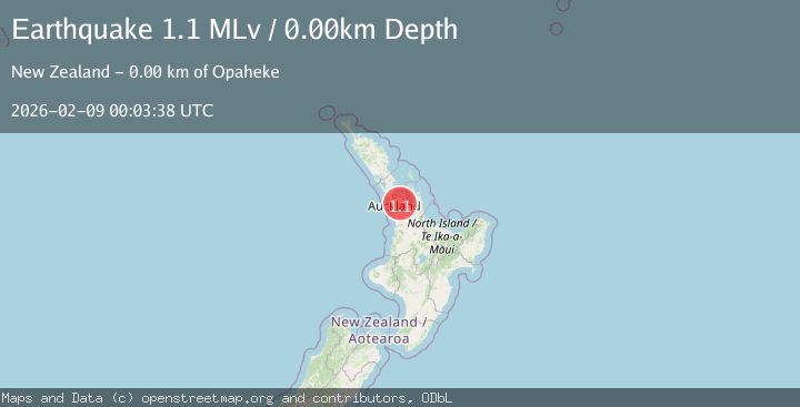 Map of North Island, New Zealand