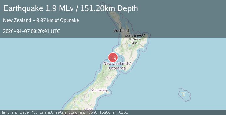 Map of Cook Strait, New Zealand